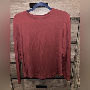 Love Modal Fleece Long Sleeve in red merlot